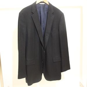 Samuelsohn lightweight wool blue blazer 48 L
